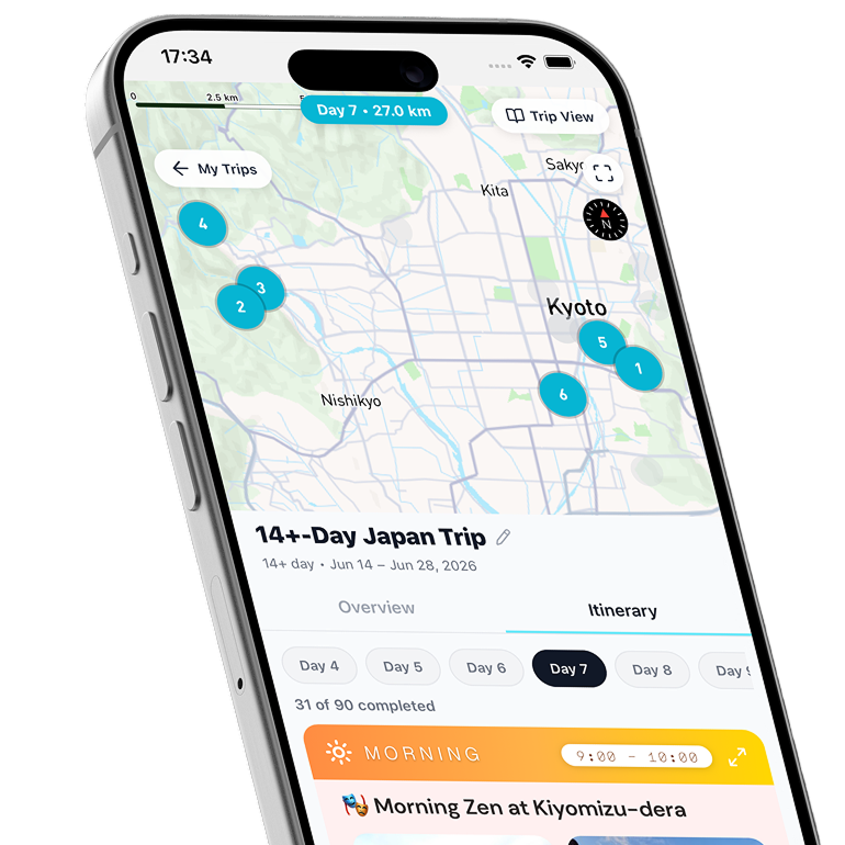 Spontai App - Itinerary Preview